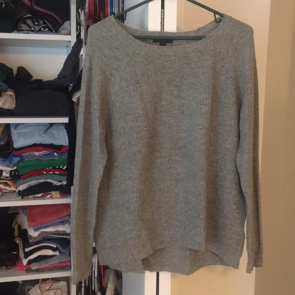 Gray sweater